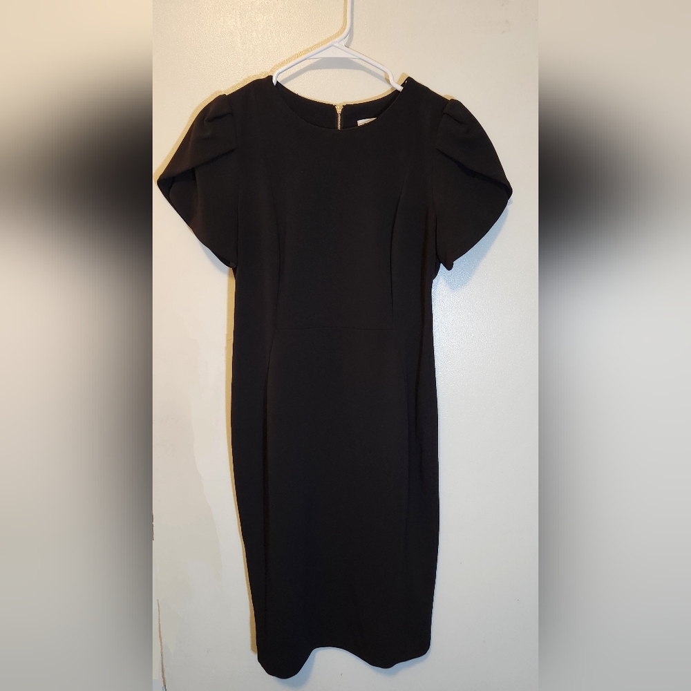 Calvin Klein Tulip Sleeve Sheath Dress